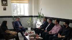 دیدار رئیس اداره آموزش و پرورش شهرستان سرخه با مدیر شبکه بهداشت و درمان این شهرستان